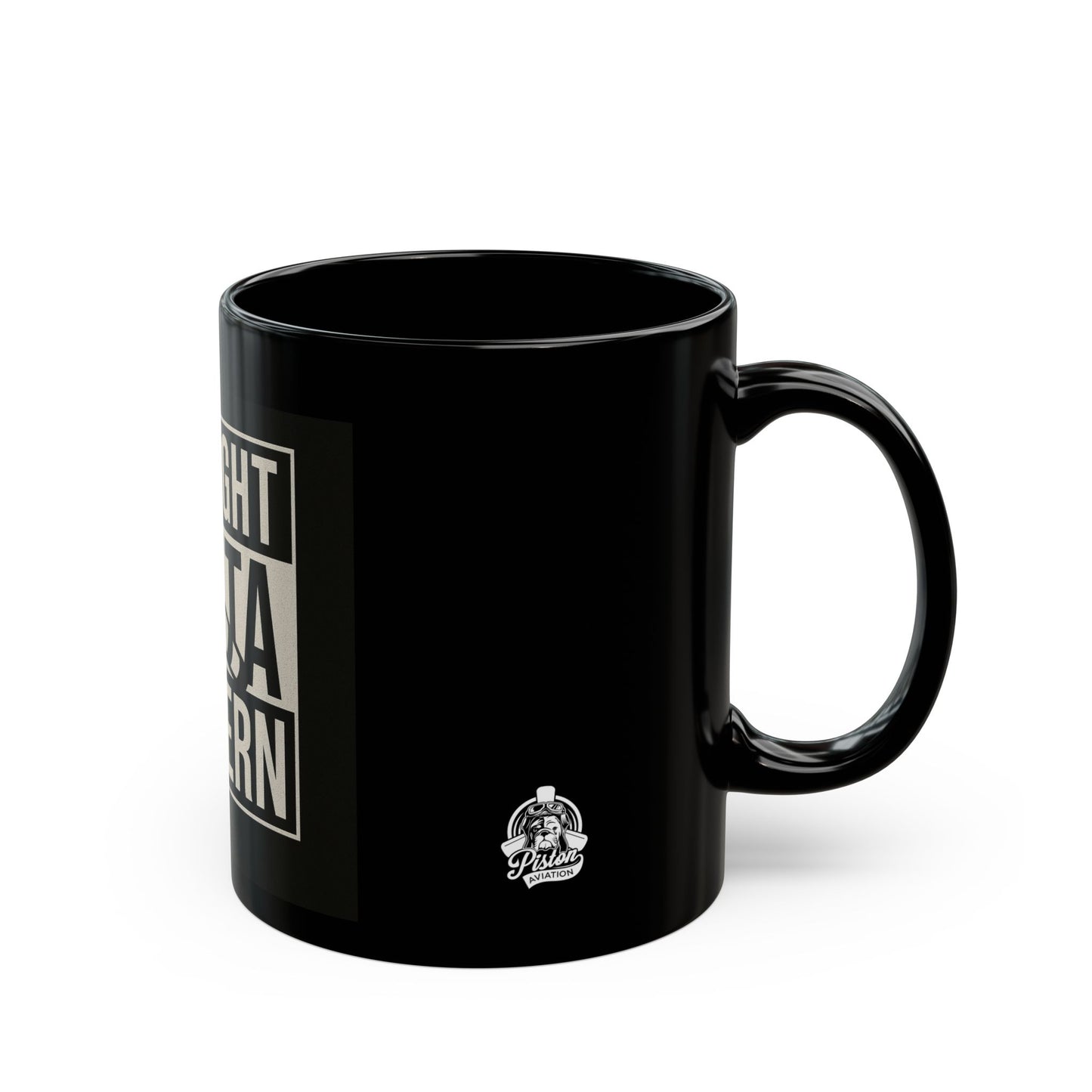 Straight Outta Pattern Black Coffee Mug