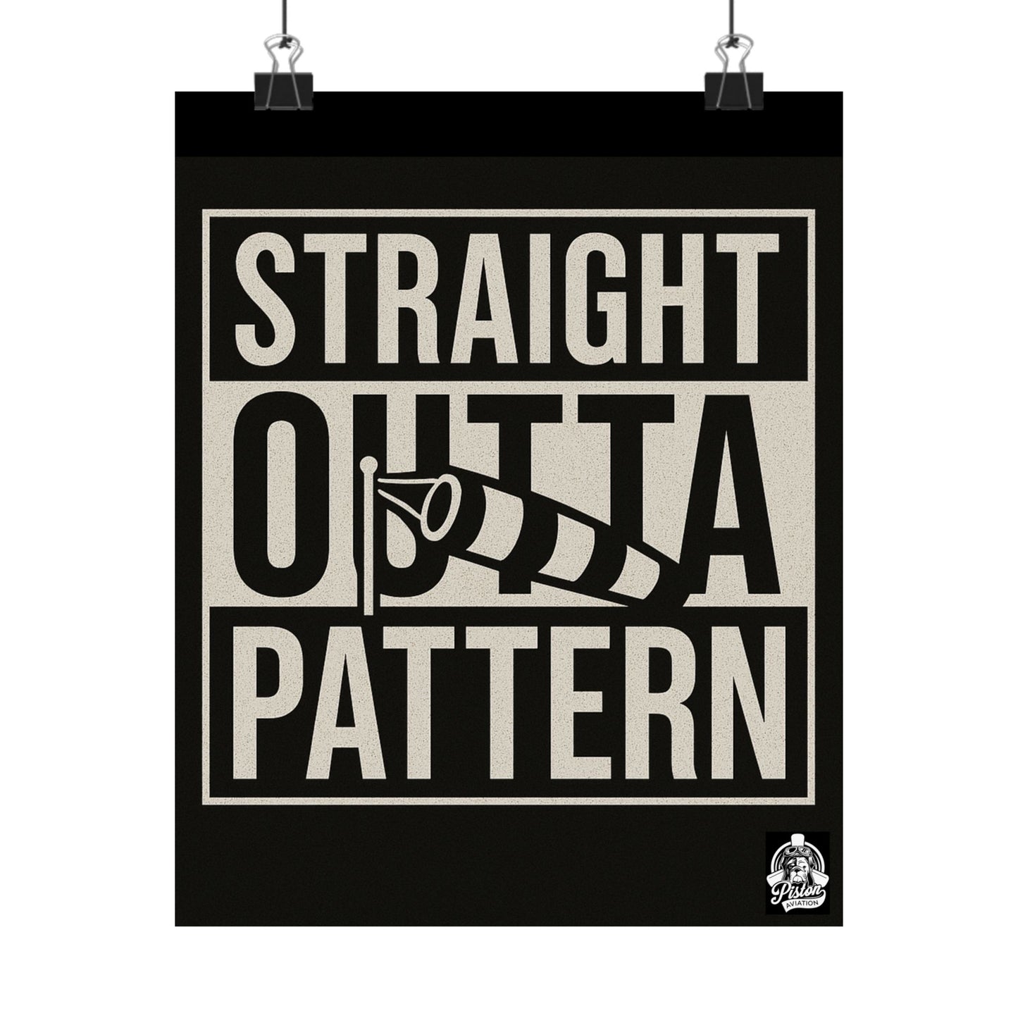 Straight Outta Pattern Matte Vertical Poster