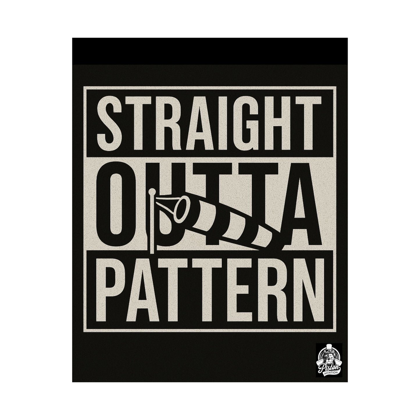 Straight Outta Pattern Matte Vertical Poster