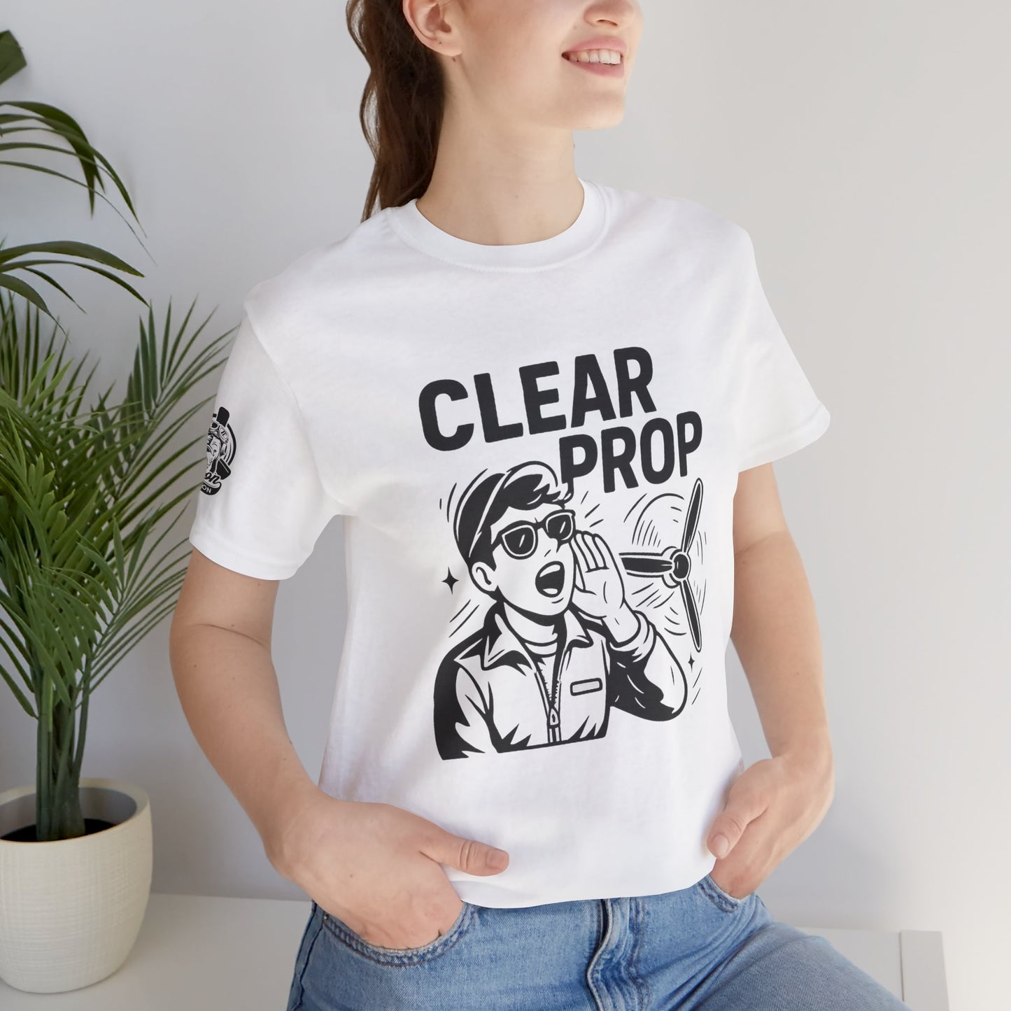 ✈️ Clear Prop – The Warning Shot Tee