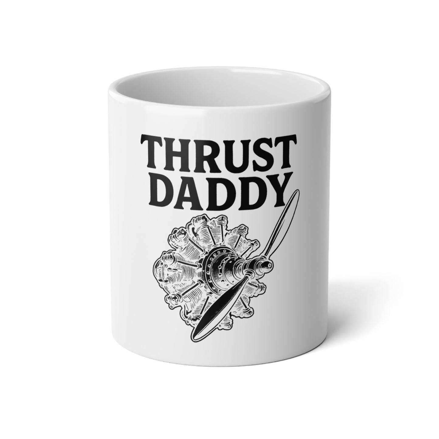 Thrust Daddy 20oz Jumbo Mug for Aviation Lovers